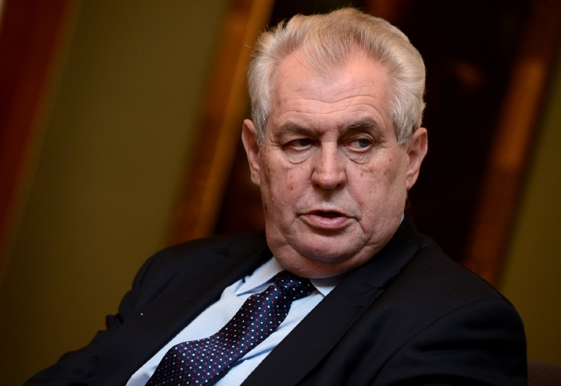 Prezident Miloš Zeman.
