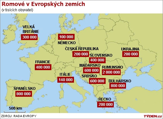 Romové na starém kontinentě.