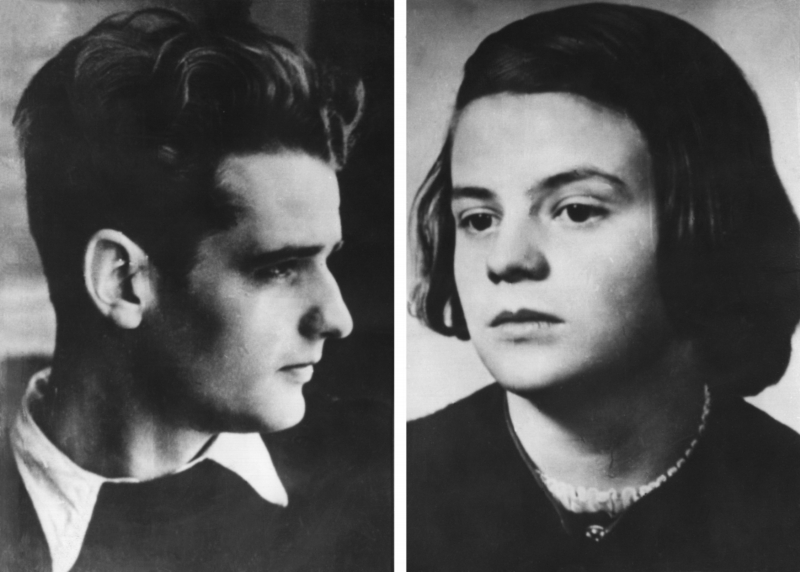 Sourozenci Hans a Sophie Schollovi. Sourozenci Hans a Sophie Schollovi.