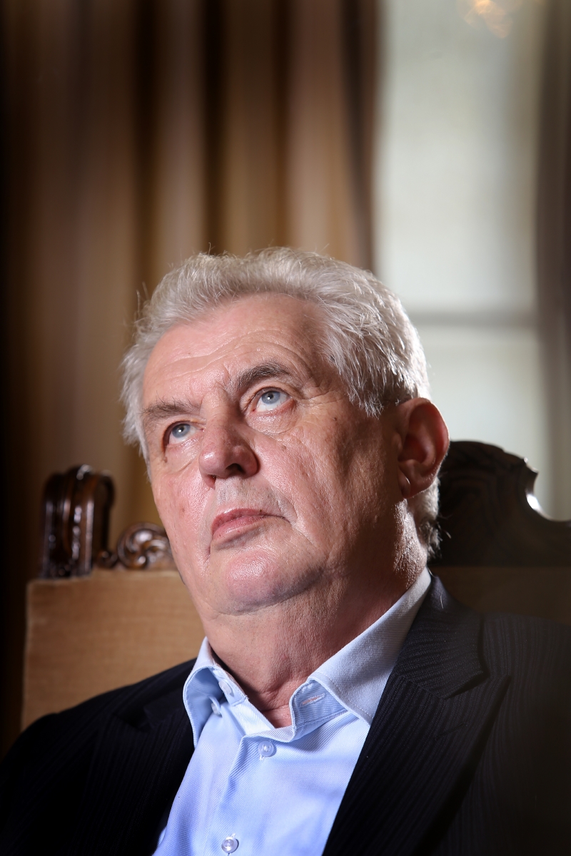 Prezident Miloš Zeman.