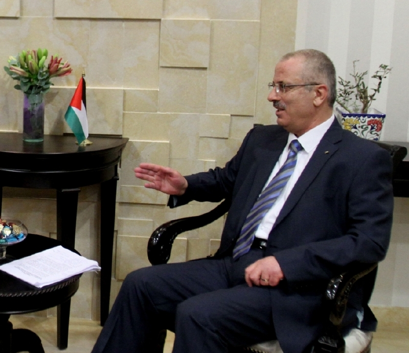 Palestinský premiér Ramí Hamdalláh.