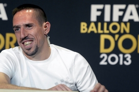 Franck Ribéry z Bayernu Mnichov.