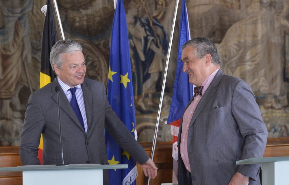 Belgický ministr zahraničí a vicepremiér Didier Reynders.