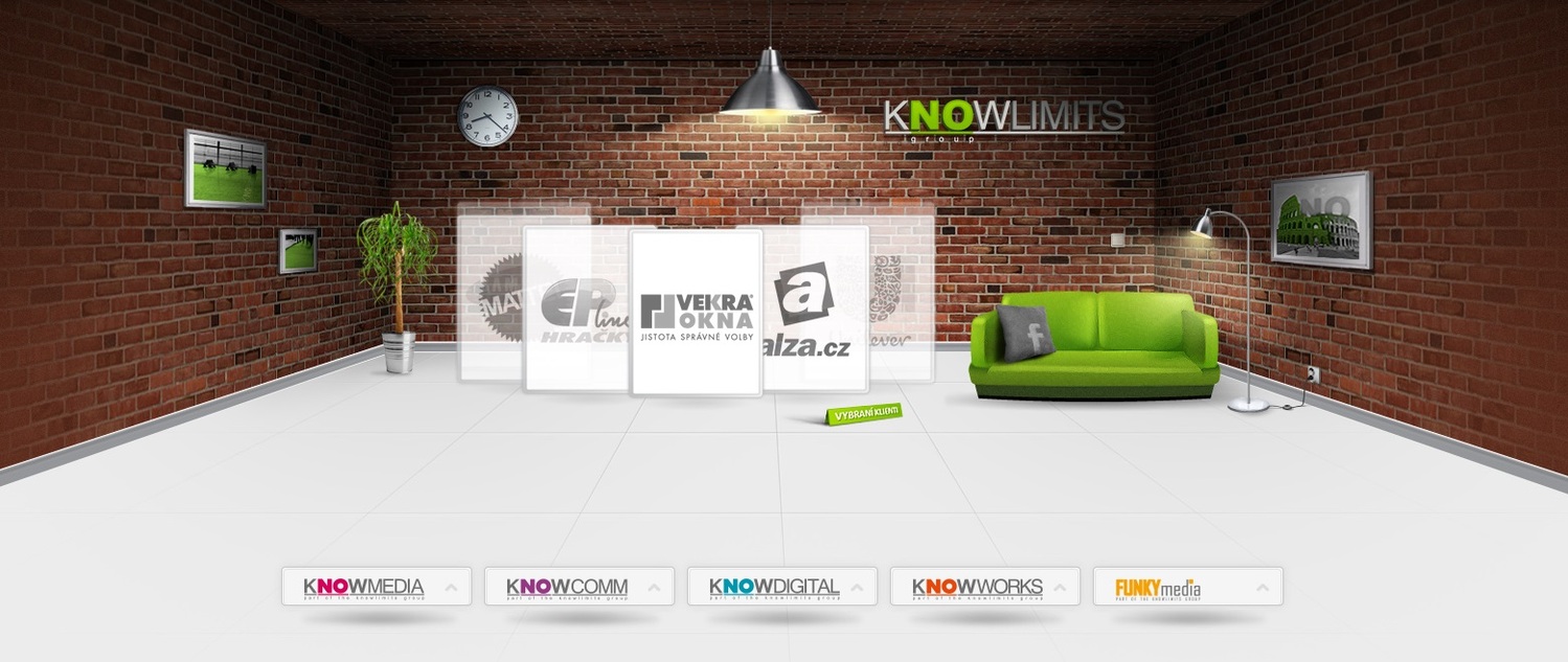 Web společnosti Knowlimits.