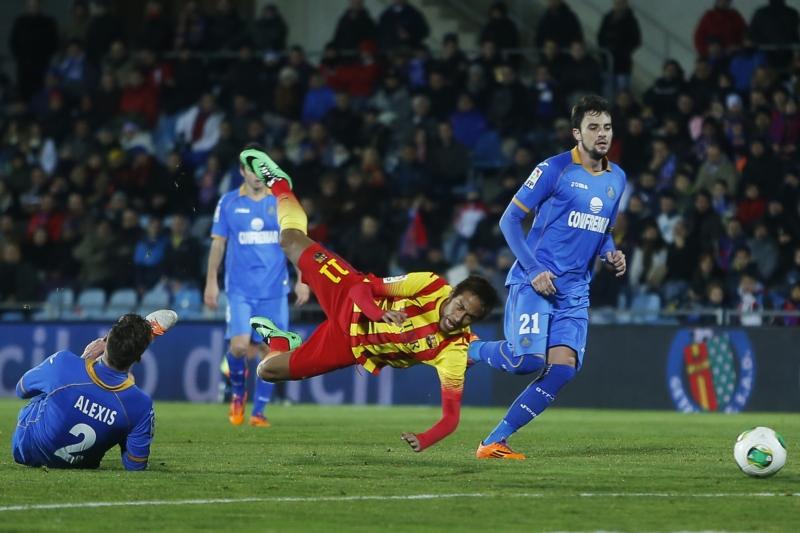 Útočník Barcelony Neymar.