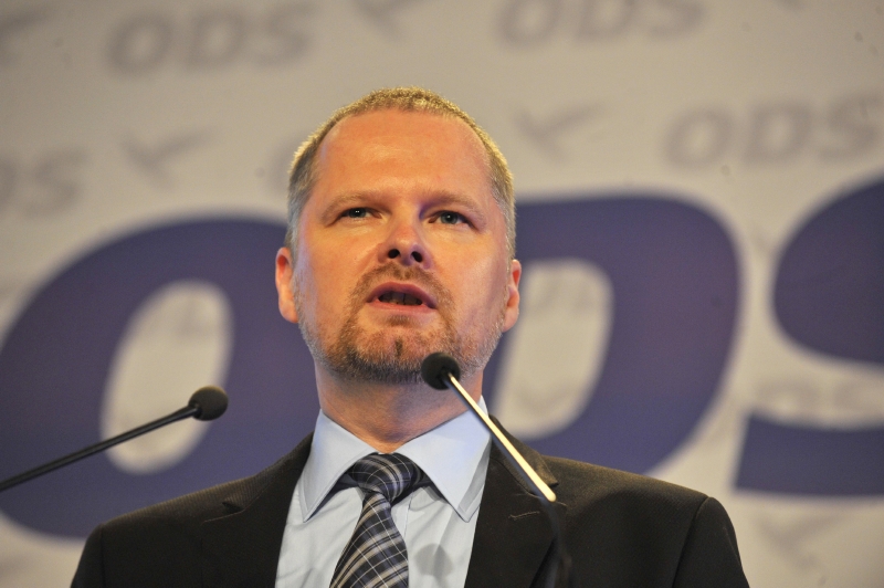 Kandidát na předsedu strany Petr Fiala. Kandidát na předsedu strany Petr Fiala.