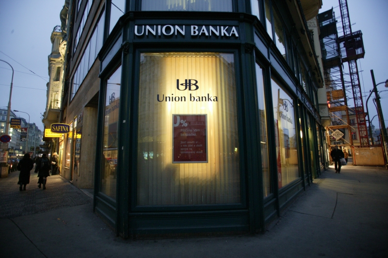 Union banka zbankrotovala roku 2003, zůstaly po ní miliardové závazky (ilustrační foto).
