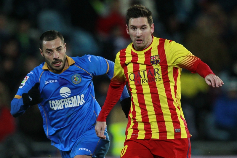 Fotbalista Barcelony Lionel Messi. Fotbalista Barcelony Lionel Messi.