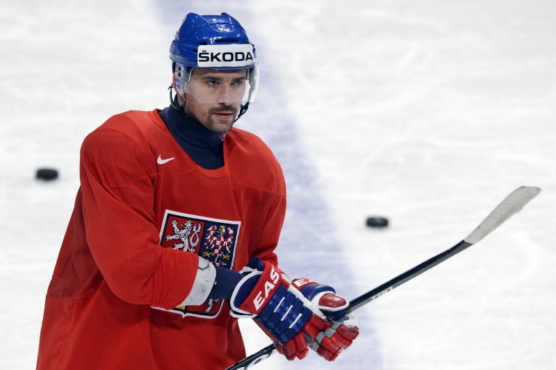 Tomáš Plekanec v dresu české reprezentace.