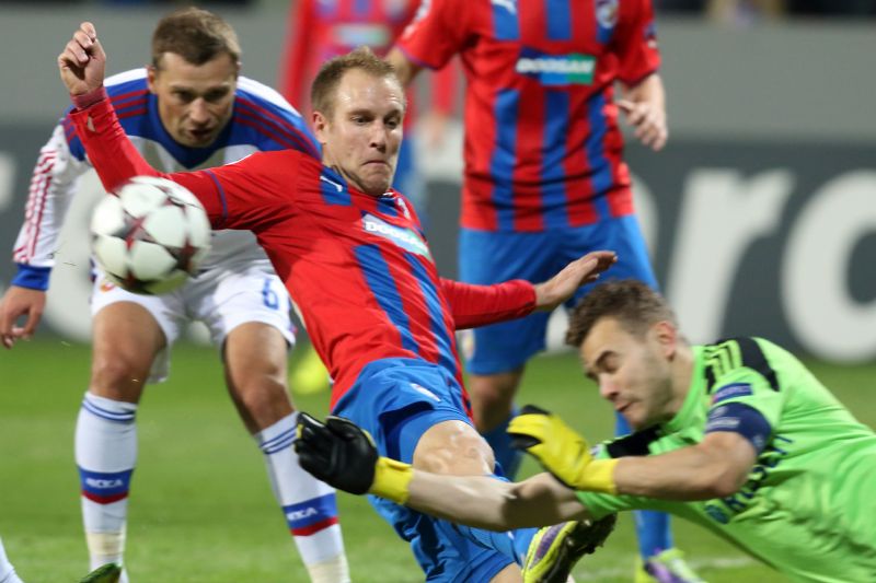 Fotbalista Plzně Stanislav Tecl.