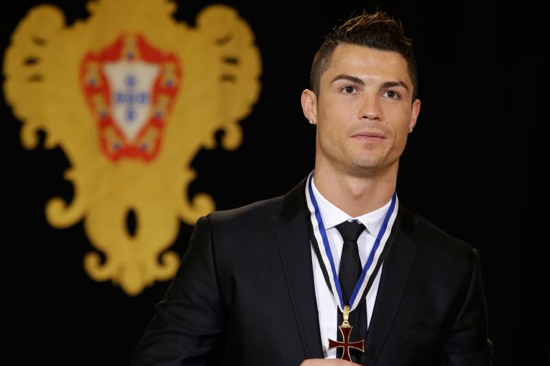 Portugalský záložník Cristiano Ronaldo.