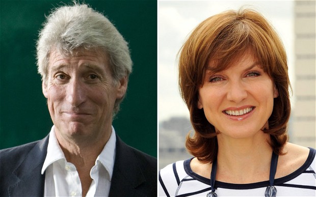 Jeremy Paxman a Fiona Bruceová. Jeremy Paxman a Fiona Bruceová.