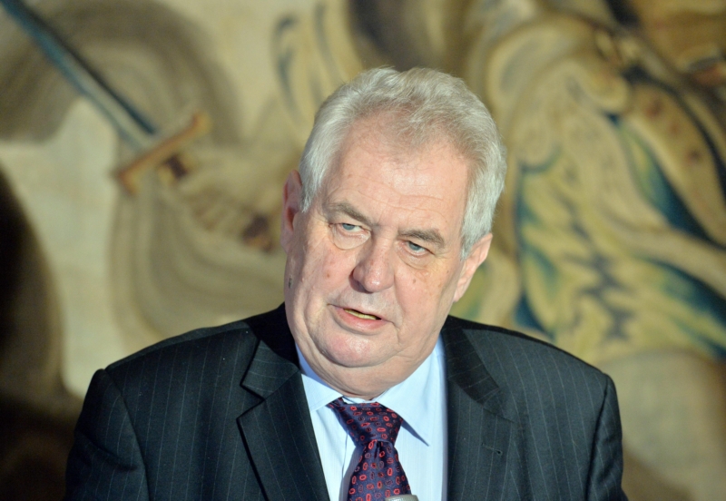 Prezident Miloš Zeman.