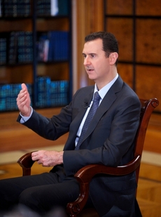 Syrský prezident Bašár Asad.