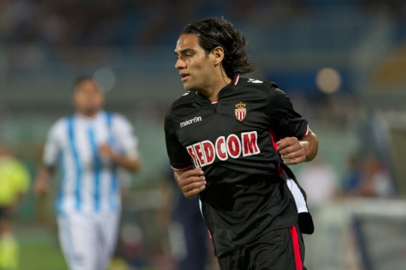 Kolumbijský útočník Ramadel Falcao.
