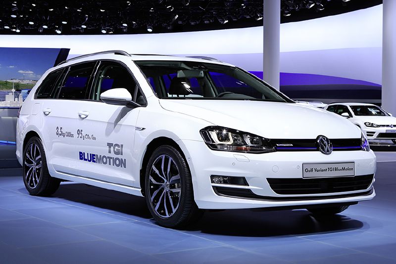 Praktický Golf Variant s pohonem na stlačený zemní plyn.