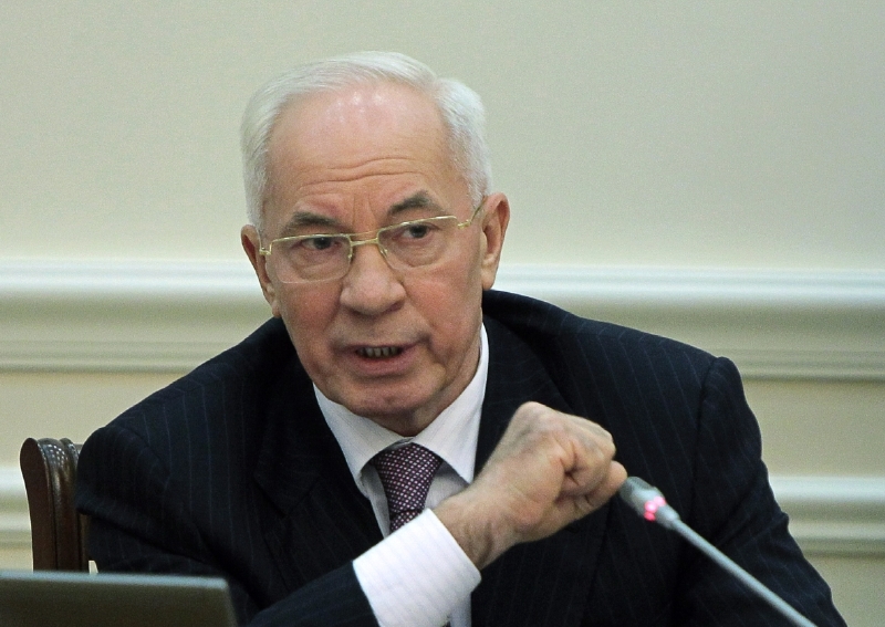 Premiér Mykola Azarov opouští úřad. Premiér Mykola Azarov opouští úřad.