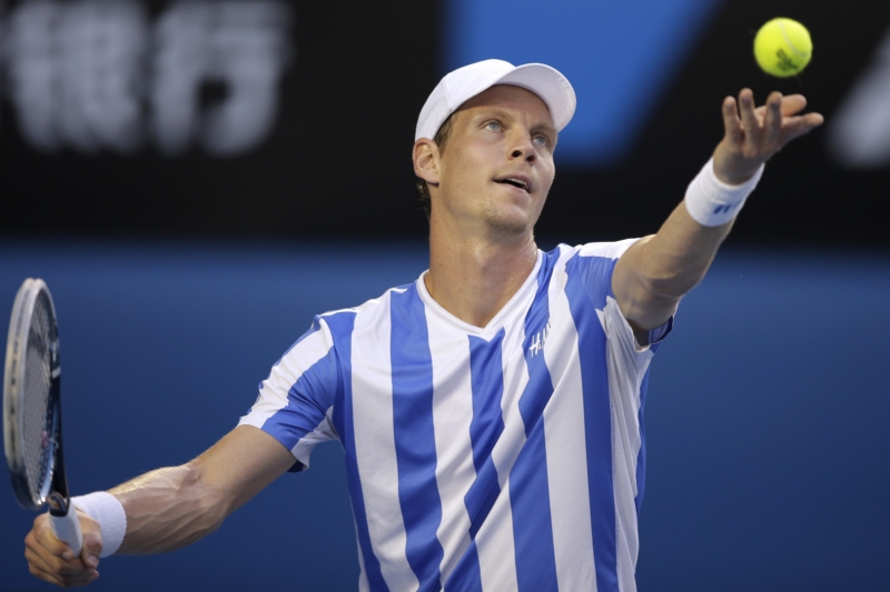 Česká tenisová jednička Tomáš Berdych.