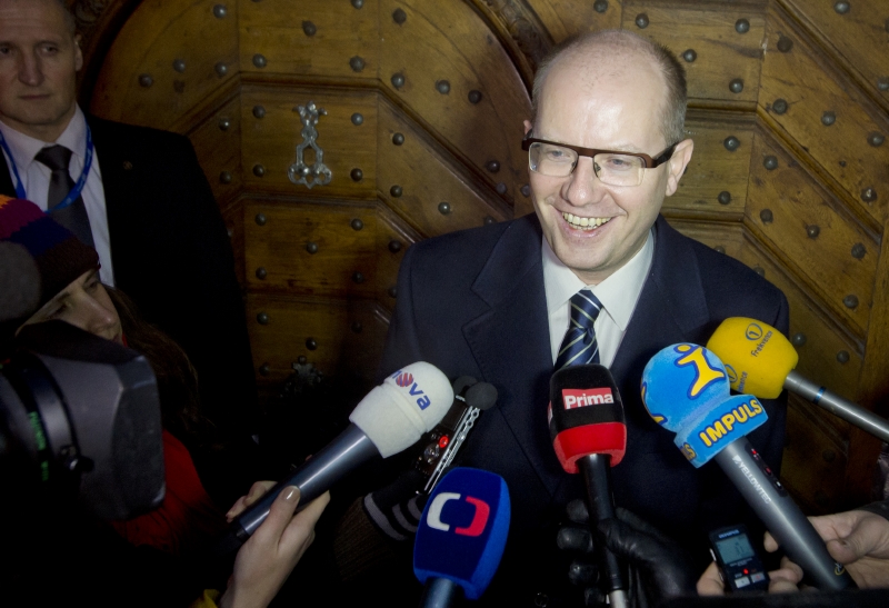 Nový premiér Bohuslav Sobotka.