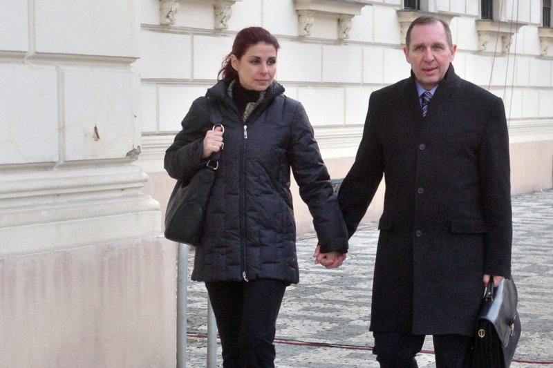 Kateřina Pancová a Petr Kott. Kateřina Pancová a Petr Kott.