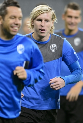 František Rajtoral na tréninku.