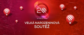 Poukazy na dárky budou vypuštěny v balonech.