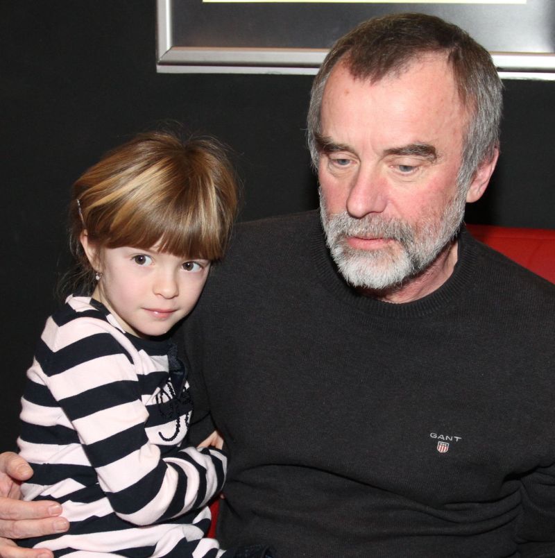 Jaroslav Brabec se svou milovanou dcerou Aničkou.