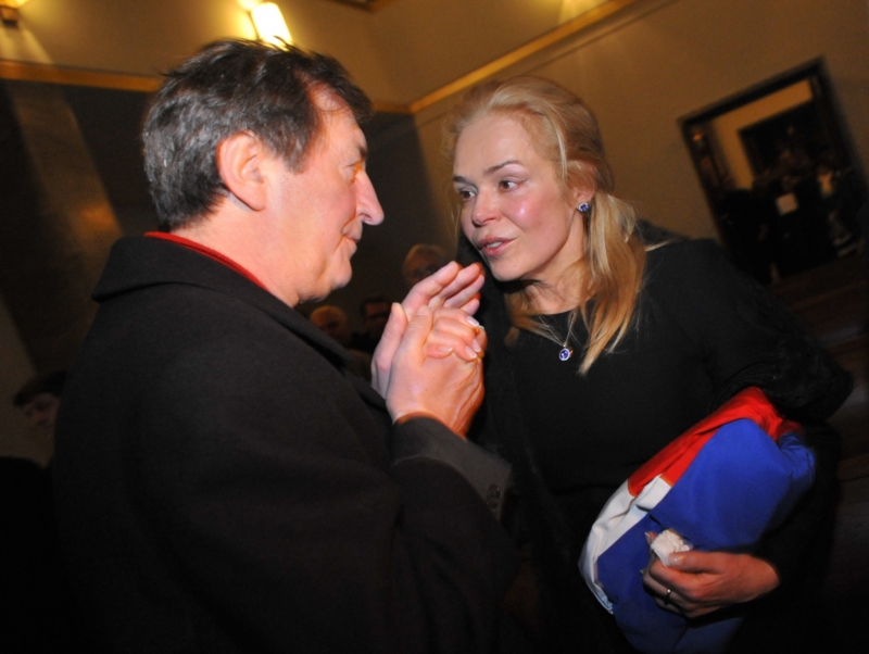 Bolek Polívka s Dagmar Havlovou.
