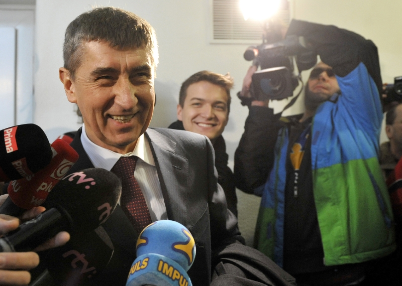 Nový ministr financí Andrej Babiš (ANO).