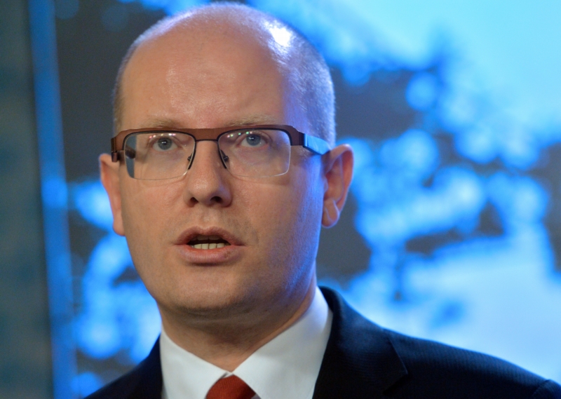 Premiér Bohuslav Sobotka.
