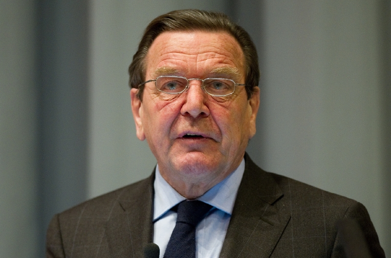 Bývalý německý kancléř Gerhard Schröder.