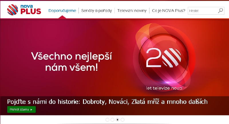 Nový web Nova Plus.