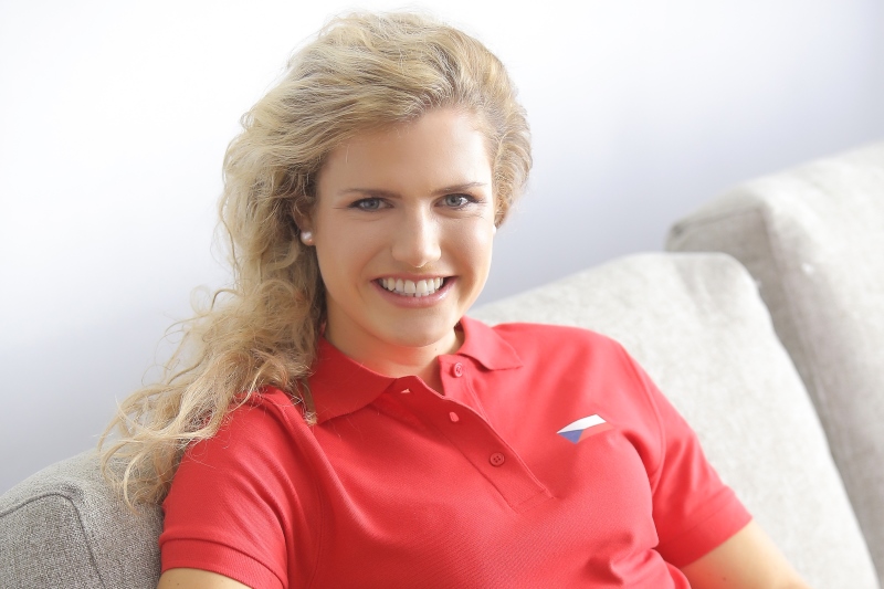 Biatlonistka Gabriela Soukalová.