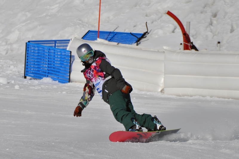 Snowboardistka Šárka Pančochová.