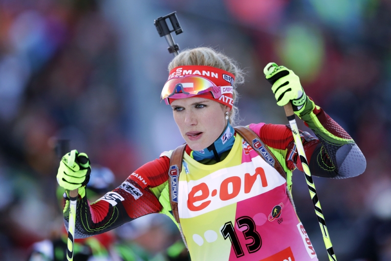 Biatlonistka Gabriela Soukalová.