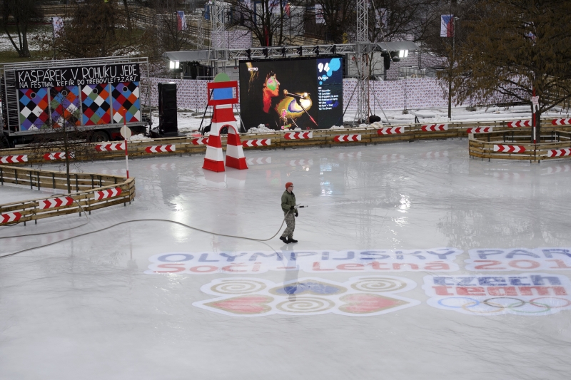 Olympijský park v Praze na Letné.