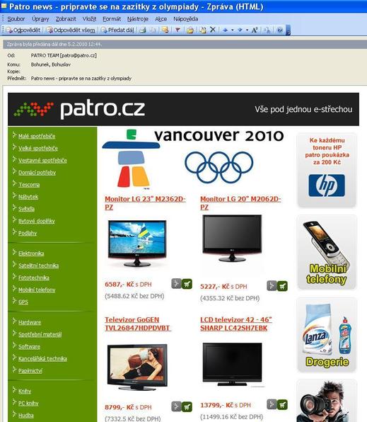 Patro.cz v r.2010 - zneužité kruhy a maskot.