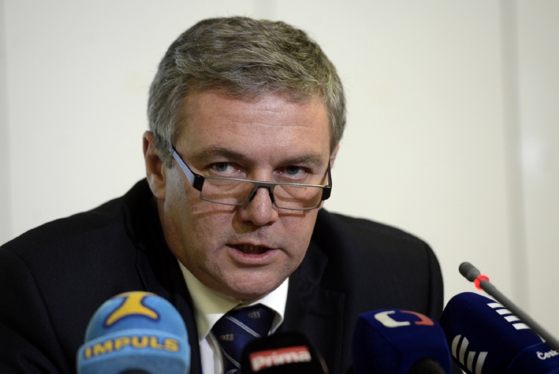 Ministr dopravy Antonín Prachař vystoupil na tiskové konferenci.