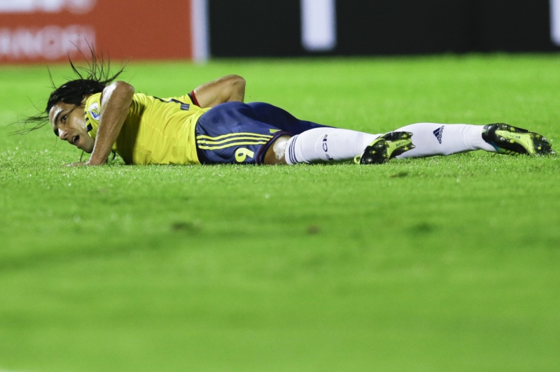 Zraněný Falcao.