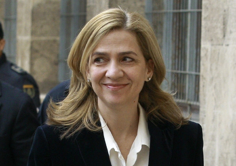 Princezna Cristina se dostavila k soudu.