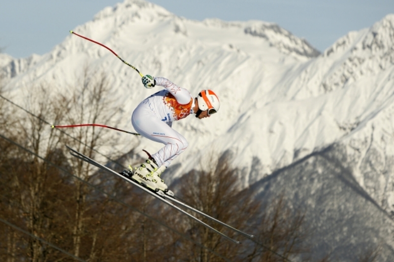 Americký lyžař Bode Miller.