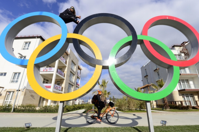 Olympijská vesnice v Soči.