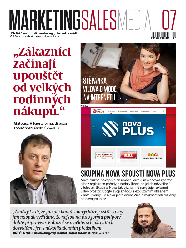 MarketingSalesMedia č. 7/2014.