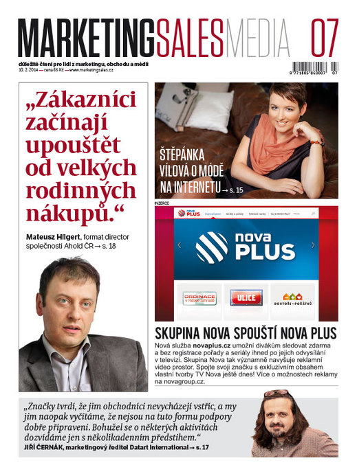 MarketingSalesMedia č. 7/2014.