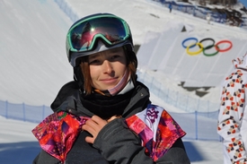 Snowboardistka Šárka Pančochová.