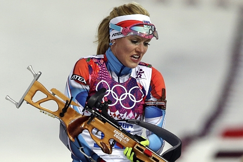 Biatlonistka Gabriela Soukalová.