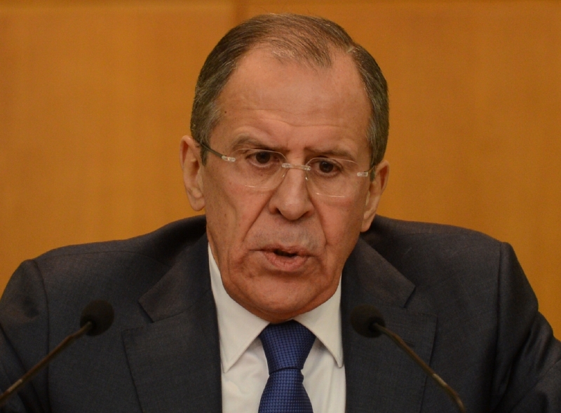 Šéf ruské diplomacie Lavrov.