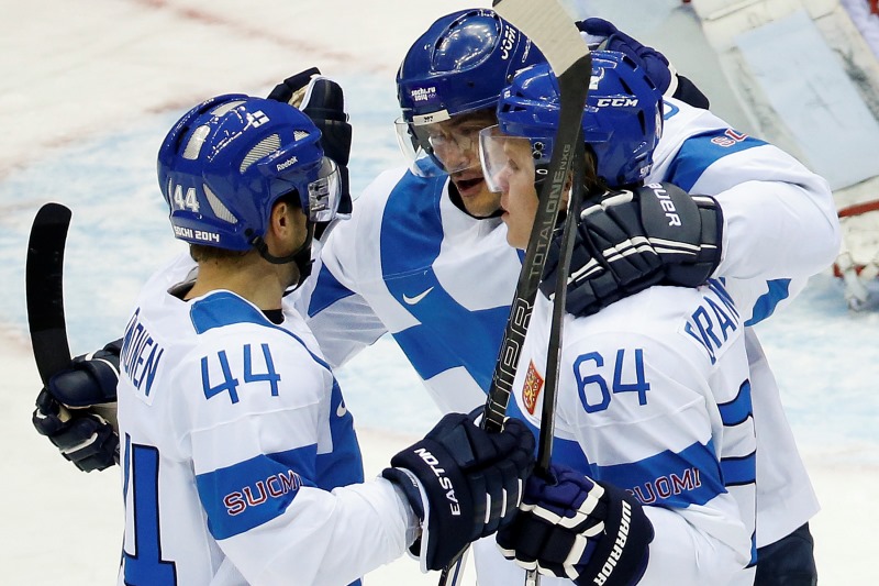 Hokejisté Finska porazili Rakousko 8:4.
