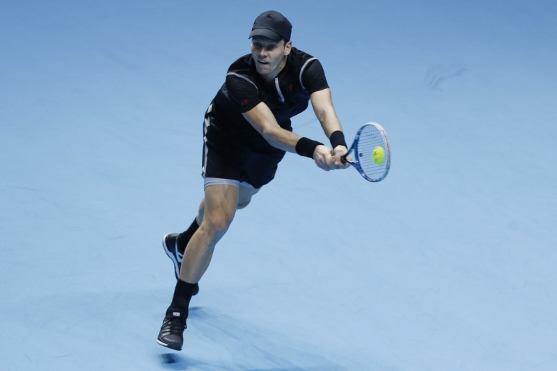 Tomáš Berdych na Turnaji mistrů v Londýně.