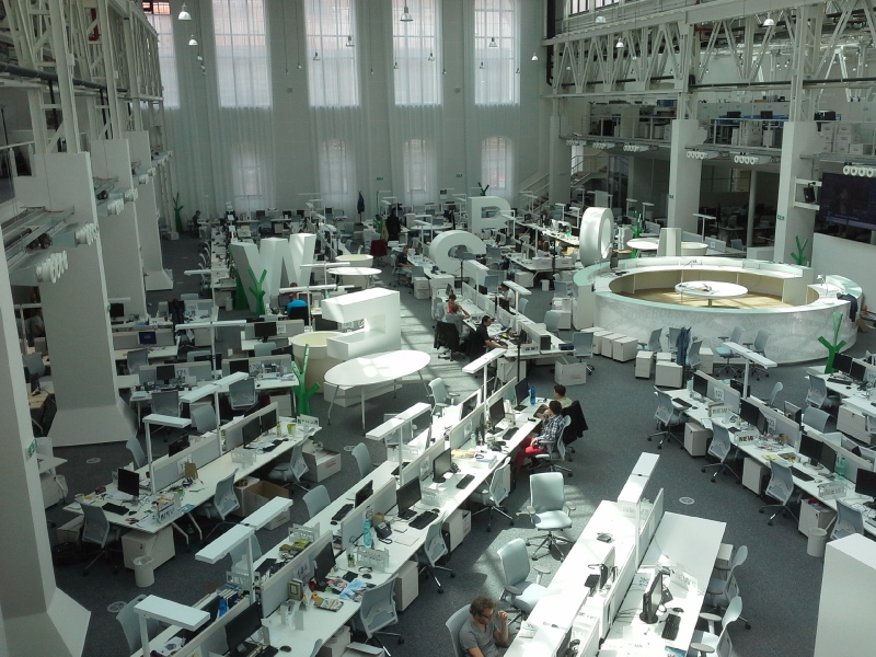 Nový newsroom vydavatelství Economia.